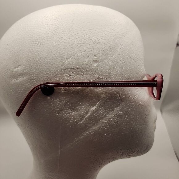 Valentino VA5531 52-16 140 Eyeglasses Frame Red Pink EYQ Rhinestone Acetate main image 7